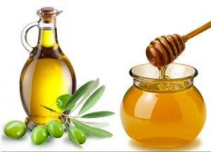 Мед и оливковое масло